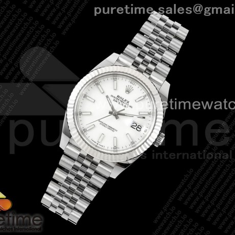 C+공장 롤렉스 데이저스트 41 스틸 화이트다이얼 쥬빌레브레이슬릿 DateJust 41 126334 C+F 1:1 Best Edition 904L Steel White Dial on SS Jubilee Bracelet VR3235 씨플러스