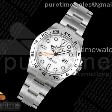 C+F공장 롤렉스 익스플로러2 42 스틸 화이트다이얼 브레이슬릿 Explorer II 42mm 226570 904L SS C+F 1:1 Best Edition White Dial on Bracelet VR3285 CHS (씨플러스에프)