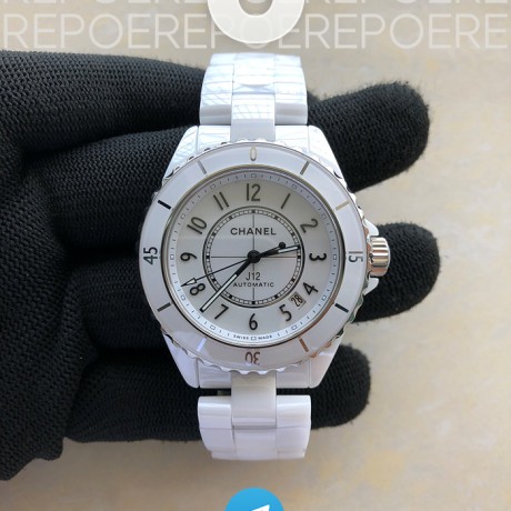 BV공장 샤넬 38 세라믹 화이트다이얼 H5700 38mm BVF 1:1 Best Edition White Ceramic White Dial on Bracelet MIYOTA 9015