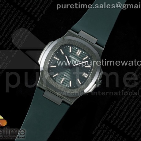 AMG공장 파텍필립 노틸러스 5711 그린풀세라믹 그린다이얼 그린러버스트랩 AET Nautilus 5711 Green Ceramic AMGF Best Edition Green Dial on Green Rubber Strap MIYOTA 9015