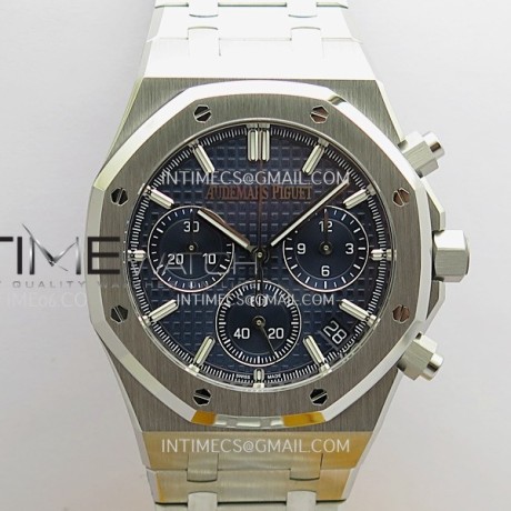 ZF공장 오데마피게 로얄오크 크로노그래프 26240 스틸 블루다이얼 브레이슬릿 Royal Oak Chrono 26240 SS ZF 1:1 Best Edition Blue Dial On SS Bracelet Super Clone DD4401