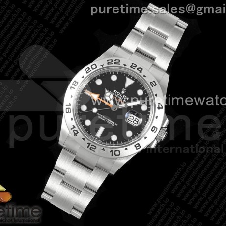 C+F공장 롤렉스 익스플로러2 42 스틸 블랙다이얼 브레이슬릿 Explorer II 42mm 226570 904L SS C+F 1:1 Best Edition Black Dial on Bracelet VR3285 CHS (씨플러스에프)