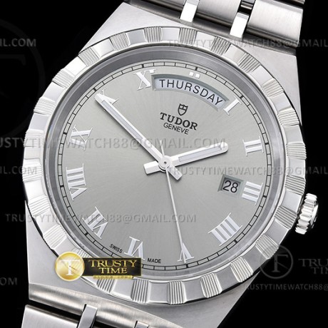 V7공장 튜더 로얄 28600 스틸 실버다이얼 로만인덱스 브레이슬릿 Tudor Royal 28600 41mm SS/SS Silv/Rmn V7F A2836