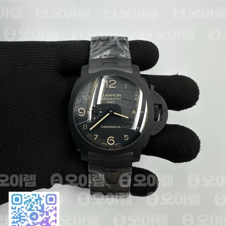 VS공장 파네라이 PAM438 투토네로 루미노르 풀세라믹 블랙다이얼 PAM438 Lum. Tuttonero 1950 GMT CR/CR Blk VSF V2 P9001