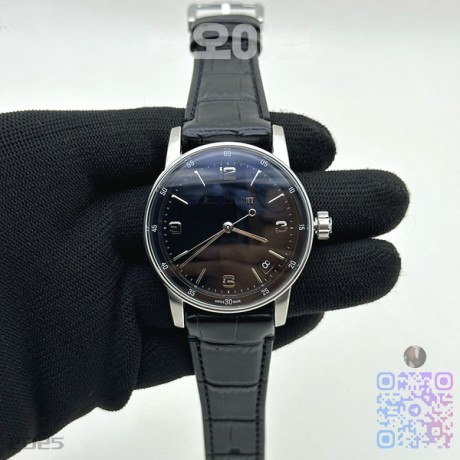 APS공장 오데마피게 로얄오크 15210 CODE 11.59 스틸 블랙다이얼 가죽스트랩 Code 11.59 SS 15210 APSF 1:1 Best Edition Black Dial on Black Leather Strap SA4302 Super Clone