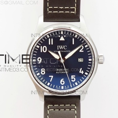 MK공장 IWC 마크18 어린왕자에디션 파일럿가죽스트랩 MARK XVIII LE PETIT PRINCE IW327004 SS BLUE DIAL ON BROWN LEATHER STRAP MIYOTA 9015