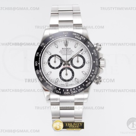 KING공장 롤렉스 세라믹 데이토나 화이트다이얼 브레이슬릿 Daytona 116500 SS/SS White/Stk KING A4130