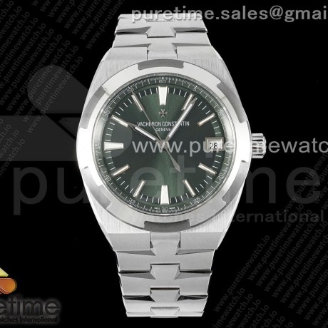 8F공장 바쉐론콘스탄틴 오버시즈 4500V 스틸 그린다이얼 브레이슬릿 Overseas 4500V SS 8F 1:1 Best Edition Green Dial on SS Bracelet A5100