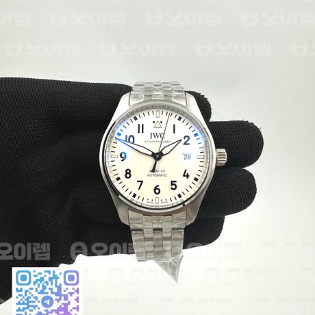 V7공장 IWC 파일럿 마크20 화이트다이얼 브레이슬릿
