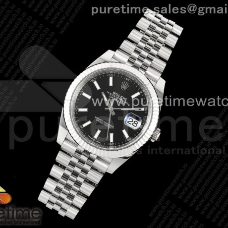 C+공장 롤렉스 데이저스트 41 스틸 블랙다이얼 쥬빌레브레이슬릿 DateJust 41 126334 C+F 1:1 Best Edition 904L Steel Black Dial on SS Jubilee Bracelet VR3235 씨플러스