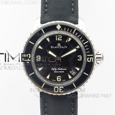 ZF공장 블랑팡 피프티패덤즈 블랙다이얼 Blancpain Fifty Fathoms SS&Black Dial