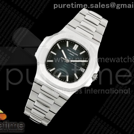DD공장 파텍필립 노틸러스 5711 그레이블루다이얼 브레이슬릿 Nautilus 5711 DDF 1:1 Best Edition 2006 Blue Textured Dial on SS Bracelet DD330 Super Clone V2