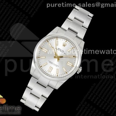 VS공장 롤렉스 오이스터퍼페츄얼 41 실버다이얼 브레이슬릿 Oyster Perpetual 124300 41mm VSF 1:1 Best Edition 904L Steel Silver Dial VS3235