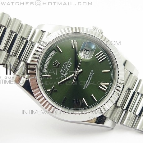 BP공장 롤렉스 데이데이트2 그린 다이얼 Rolex Day-Date II SS/Green Dial