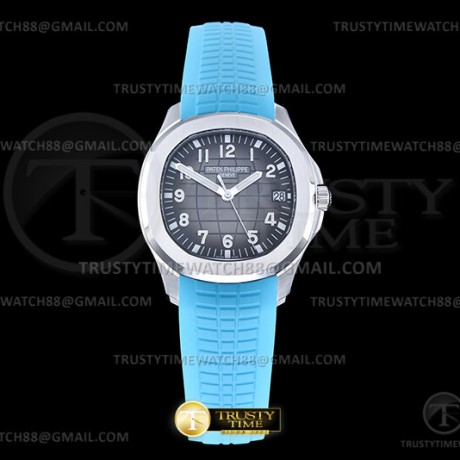 DD공장 파텍필립 아쿠아넛 5167 그레이다이얼 블루러버스트랩 Aquanaut Ref.5167 Blue SS/RU Grey/Num DDF DD330
