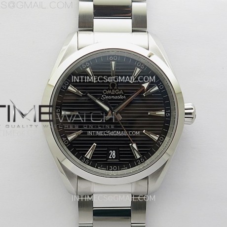N1공장 오메가 씨마스터 아쿠아테라 150m 블랙다이얼 브레이슬릿 Aqua Terra 150M Master Chronometers N1F Best Edition Black Textured Dial on SS Bracelet A8900