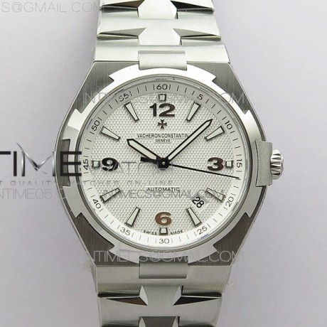 MK공장 오버시즈 화이트다이얼 Overseas SS MKS 1:1 Best Edition White dial on SS Bracelet MIYOTA 9015