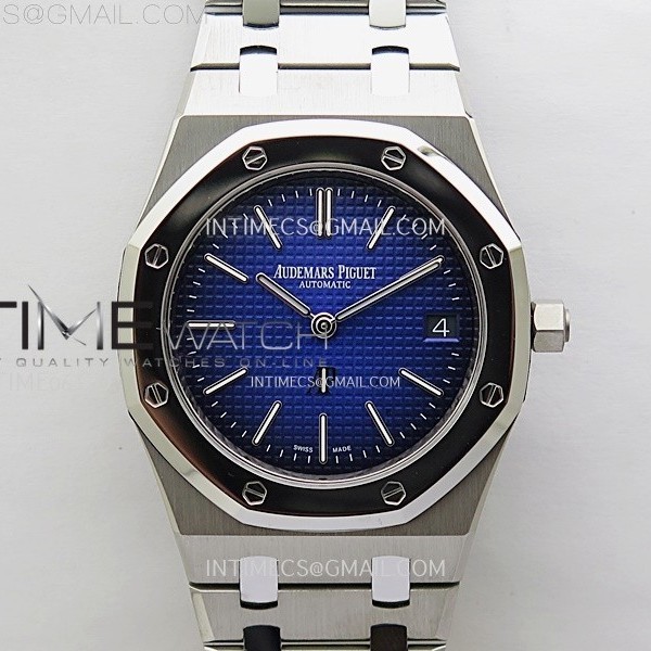 ZF공장 오데마피게 로얄오크 15202 스틸 블루다이얼 브레이슬릿 Royal Oak 39mm 15202 SS ZF 1:1 Best Edition Blue Textured Dial on SS Bracelet A2121