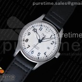 V7공장 IWC 파일럿 마크18 스틸 화이트다이얼 가죽스트랩 Mark XVIII IW327002 V7F 1:1 Best Edition White Dial on Black Leather Strap