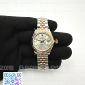 GM공장 롤렉스 레이디 데이저스트 28 로즈골드콤비 실버다이얼 바인덱스 주빌레브레이슬릿 DJ Ladies 28mm Jub Flt 904L RG/SS S-Wht/Stk GMF A2671