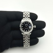 GM공장 롤렉스 레이디 데이저스트 28 스틸 블랙다이얼 다이아몬드인덱스 주빌레브레이슬릿 DJ Ladies 28mm Jub Flt 904L SS/SS Blk/Dia GMF A2671