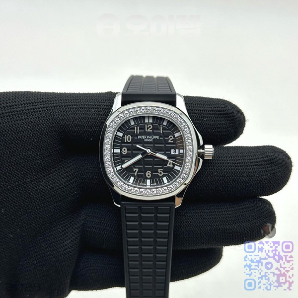 PP공장 파텍필립 아쿠아넛 블랙텍스쳐다이얼 러버스트랩 Aquanaut 5067A SS Black Textured Dial on Black Rubber Strap AE23 PPF공장