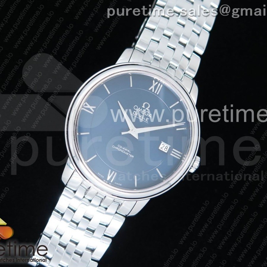 MK공장 v4 오메가 드빌 스틸 블루다이얼 브레이슬릿De Ville SS Blue Dial on SS Bracelet MIYOTA 9015
