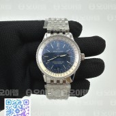 TF공장 38MM 브라이틀링 내비타이머 블루다이얼 Navitimer 1 SS 38mm White Bezel Blue Dial on SS Bracelet A2824