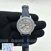 Q8공장 예거르쿨트르 랑데뷰 자개다이얼 가죽스트랩