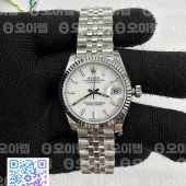 GS공장 롤렉스 데이저스트 31 화이트다이얼 브레이슬릿 Datejust 31mm 178274 SS White Stick Markers Dial on SS Jubilee Bracelet SEIKO NH05A