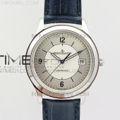ZF공장 예거르쿨트르 마스터 그랜드울트라씬 1548530 스틸 화이트다이얼 MASTER GRANDE ULTRA THIN 1548530 SS  WHITE DIAL ON BLACK LEATHER STRAP A899/1