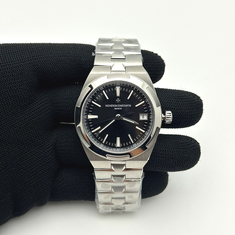 ZF공장 바쉐론콘스탄틴 오버시즈 4500V 스틸 블랙다이얼 브레이슬릿 Overseas 4500V SS ZF 1:1 Best Edition Black Dial on SS Bracelet A5100