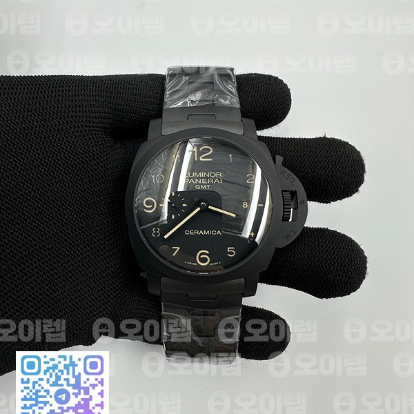 VS공장 파네라이 PAM438 투토네로 루미노르 풀세라믹 블랙다이얼 PAM438 Lum. Tuttonero 1950 GMT CR/CR Blk VSF V2 P9001
