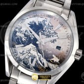 A8공장 오메가 아쿠아테라 150M 스틸 웨이브다이얼 브레이슬릿 Aqua Terra 150m SS/SS Wave A8F A2813