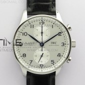 ZF공장 V3 포르투기저 화이트다이얼 가죽스트랩 Portuguese IW371605 ZF V3 1:1 Best Edition SS White Dial Blue Markers on Black Leather Strap A96355
