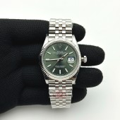 VS공장 롤렉스 데이저스트 36 민트그린다이얼 플루티드베젤 쥬빌레브레이슬릿 DateJust 36 SS 126234 VSF 1:1 Best Edition 904L Steel Green Sundust Dial on Jubilee Bracelet VS3235