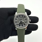 DD공장 파텍필립 아쿠아넛 5167 그레이다이얼 그린러버스트랩 Aquanaut Ref.5167 Green SS/RU Grey/Num DDF DD330