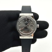 JJ+공장 위블로 클래식퓨전 42mm 그레이다이얼 러버스트랩 Classic Fusion Bang 42mm SS/RU Grey JJ+F A1110  (제이제이플러스)