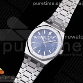 OM공장 V2 15500 블루다이얼 브레이슬릿 Royal Oak 41mm 15500 SS Blue Textured Dial on SS Bracelet MIYOTA 9015 V2