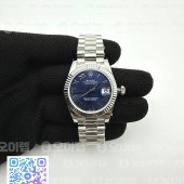 GM공장 롤렉스 데이저스트 31 블루다이얼 브레이슬릿 DateJust 31 Ladies 278289 GMF 316L Steel Blue Dial Roman Markers on President Syle Bracelet