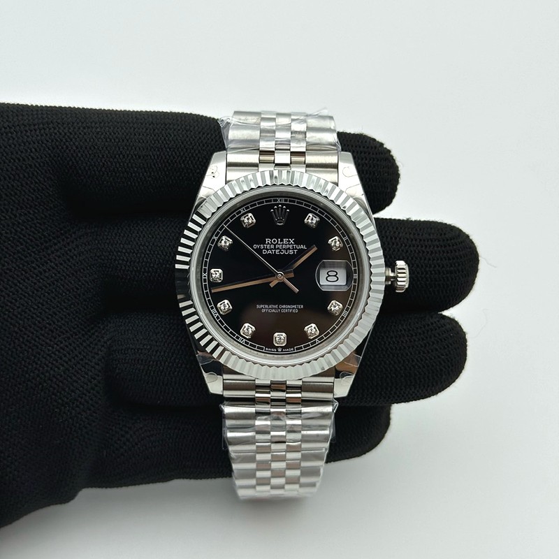 BP공장 롤렉스 데이저스트2 스틸 블랙다이얼 다이아인덱스 Rolex DateJust2 SS&Black Dial Diamond Index 신형브레스렛