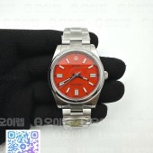 CLEAN공장 롤렉스 오이스터퍼페츄얼 41 레드다이얼 브레이슬릿 클린공장