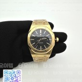 ZF공장 오데마피게 로얄오크 15400 로즈골드금통 블랙다이얼 브레이슬릿 Royal Oak 41mm 15400 RG ZF 1:1 Best Edition Black Textured Dial on RG Bracelet V2 SA3120 Super Clone