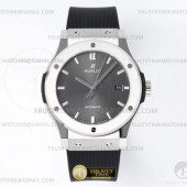 JJ+공장 위블로 클래식퓨전 42mm 그레이다이얼 러버스트랩 Classic Fusion Bang 42mm SS/RU Grey JJ+F A1110  (제이제이플러스)