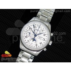 YL공장 론진 마스터 컬렉션 문페이즈 Longines Master Collection Moon Phase 스틸 흰판 V2