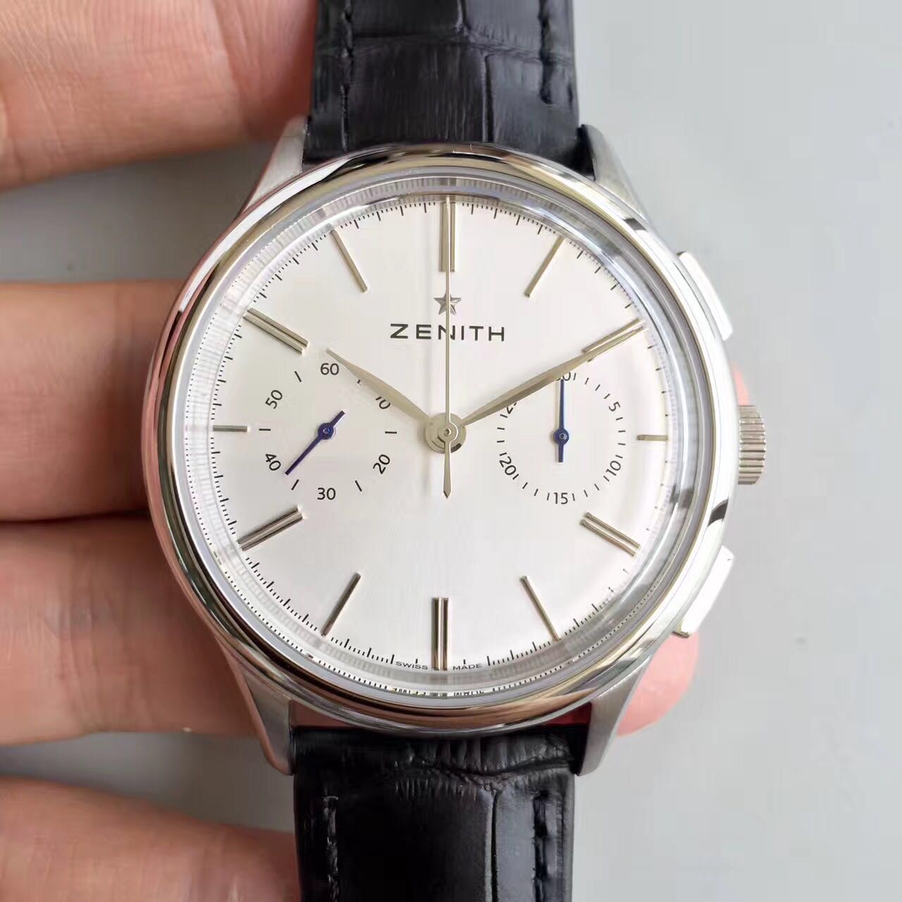 ND공장 제니스 엘리트 크로노그래프 스틸 흰판 Zenith Elite Chronograph SS/White Dial