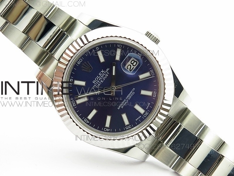 BP공장 V2 롤렉스 데이저스트2 스틸 청판 바인덱스 Rolex DateJust2 SS&Blue Dial Bar Index 브레스렛