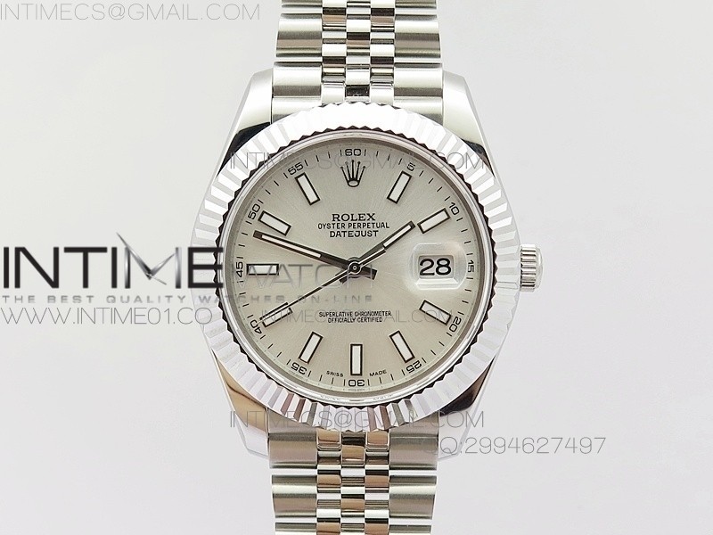 BP공장 V2 롤렉스 데이저스트2 스틸 실버다이얼 바인덱스 Rolex DateJust2 SS&Silver Dial Bar Index 신형브레스렛