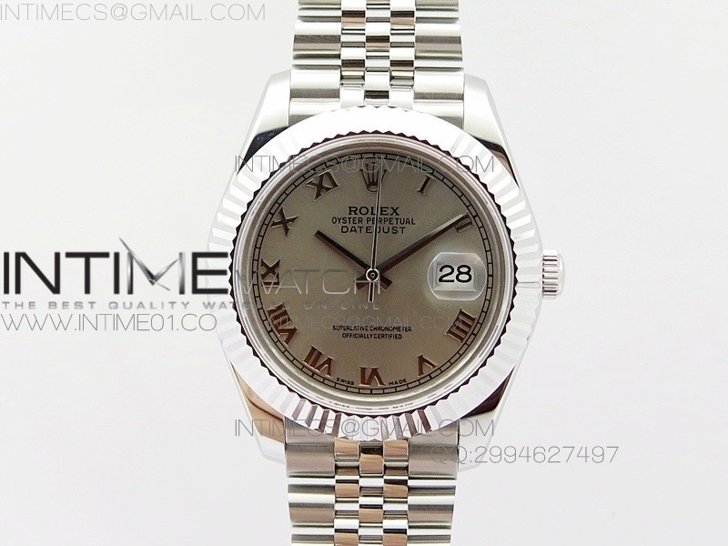 BP공장 V2 롤렉스 데이저스트2 스틸 그레이다이얼 로만인덱스 Rolex DateJust2 SS&Gray Dial Roman Index 신형브레스렛