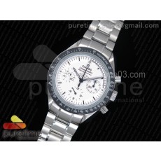 JH공장 V2 오메가 스피드마스터 스누피 Speedmaster SS Snoopy White Dial on SS Bracelet